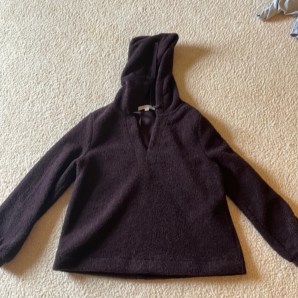 Loft size large cropped hoodie
